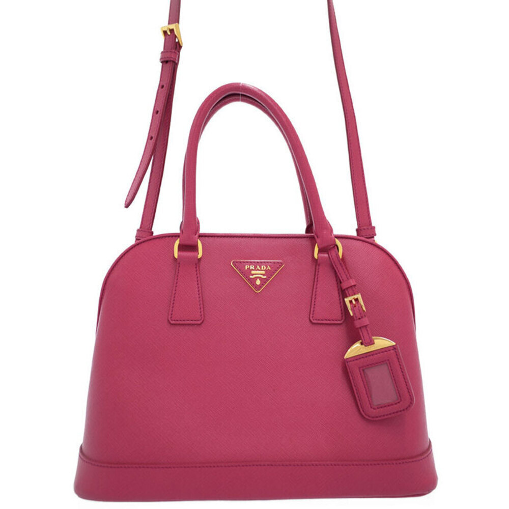 Prada Saffiano Lux Promenade handbag Pink - Picture 1 of 9
